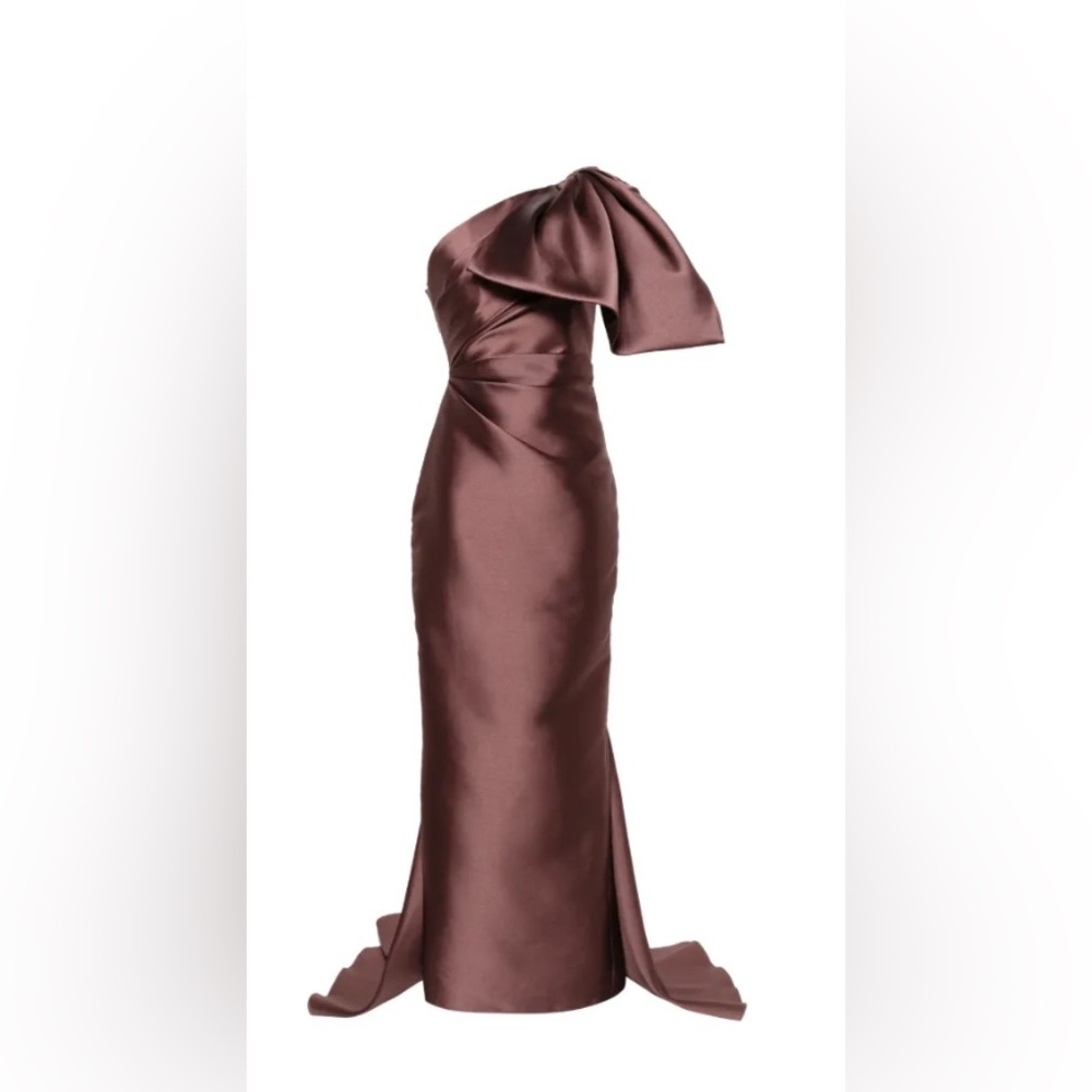 Solace London brown gown